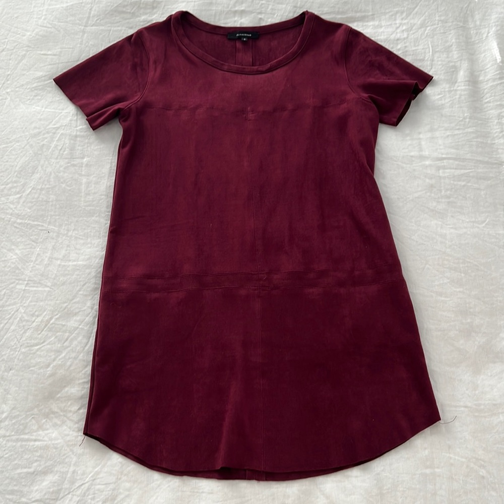 Suede dress